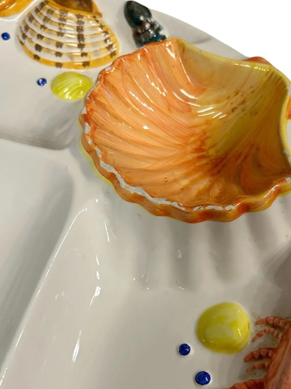 Seafood tropical serving platter